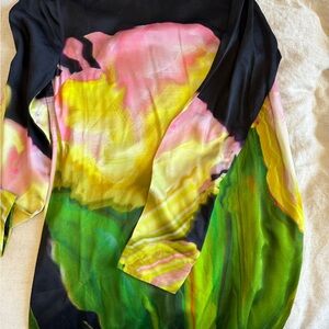 Never worn Stine Goya Millie dress in Night Tulip print